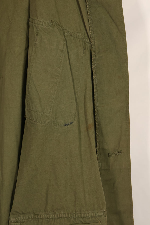 実物 1966年〜1967年頃ロット 3rd Model ジャングルファティーグ ジャケット 折衷型 S-R 中古品