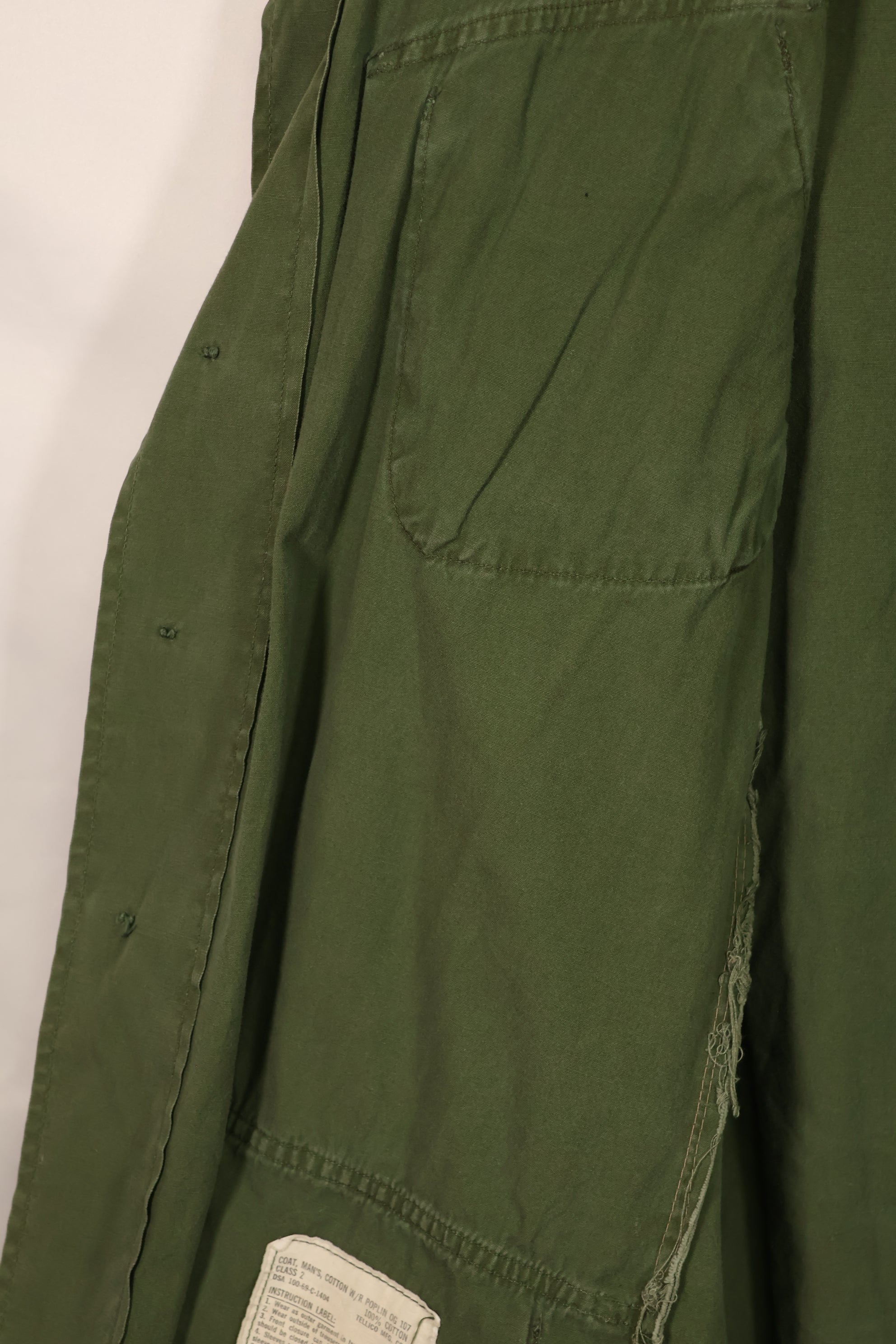 実物 1969年製 3rd Model ジャングルファティーグ ジャケット M-L  中古品