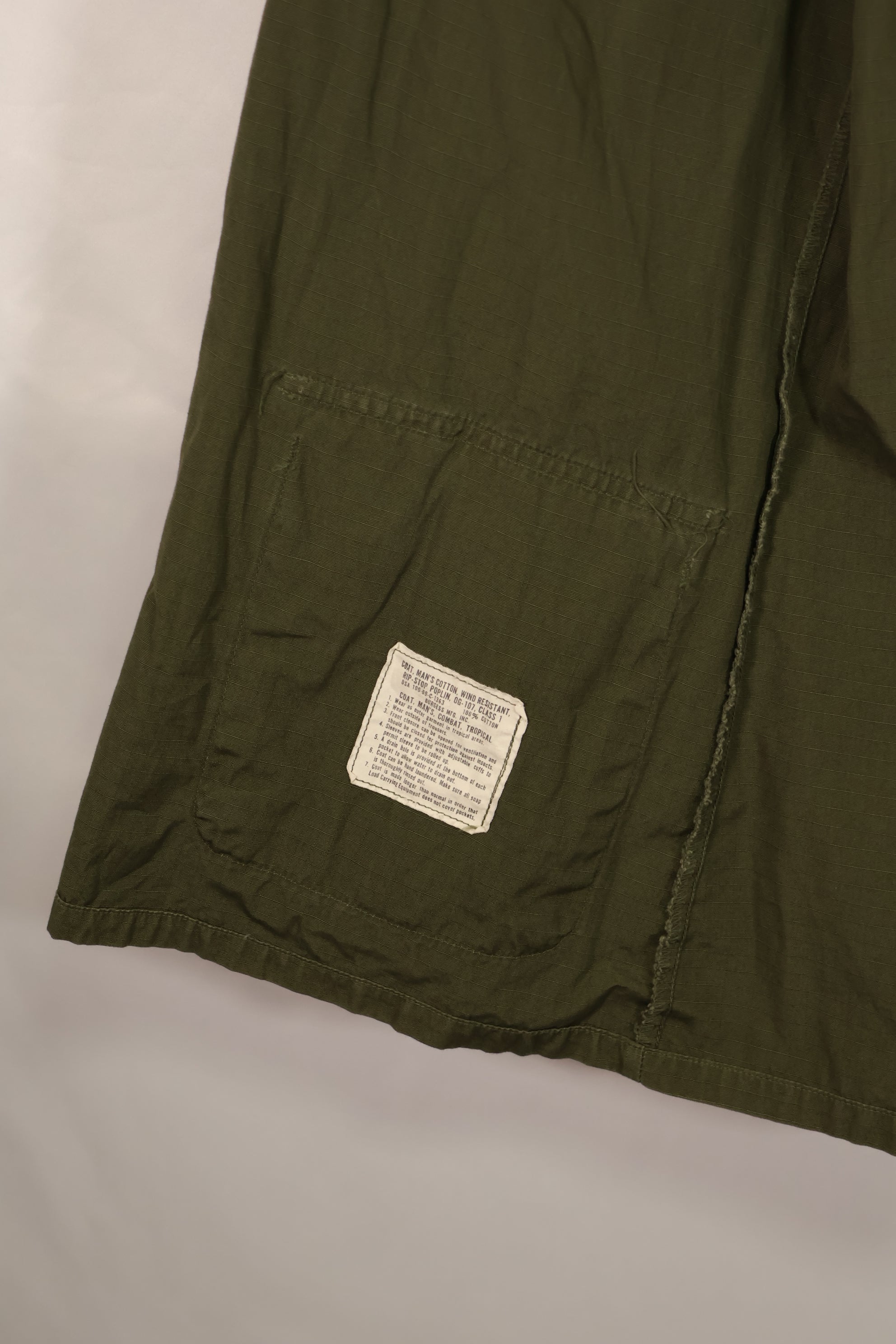 実物 1969年製 4th Model ジャングルファティーグ ジャケット M-R 中古品