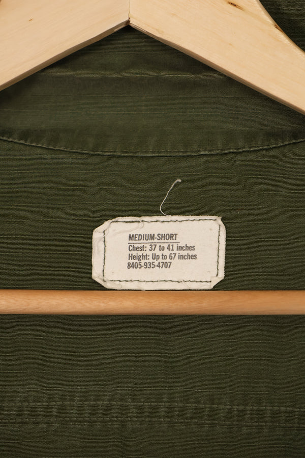 実物 1970年製 4th Model ジャングルファティーグ ジャケット M-S 中古品