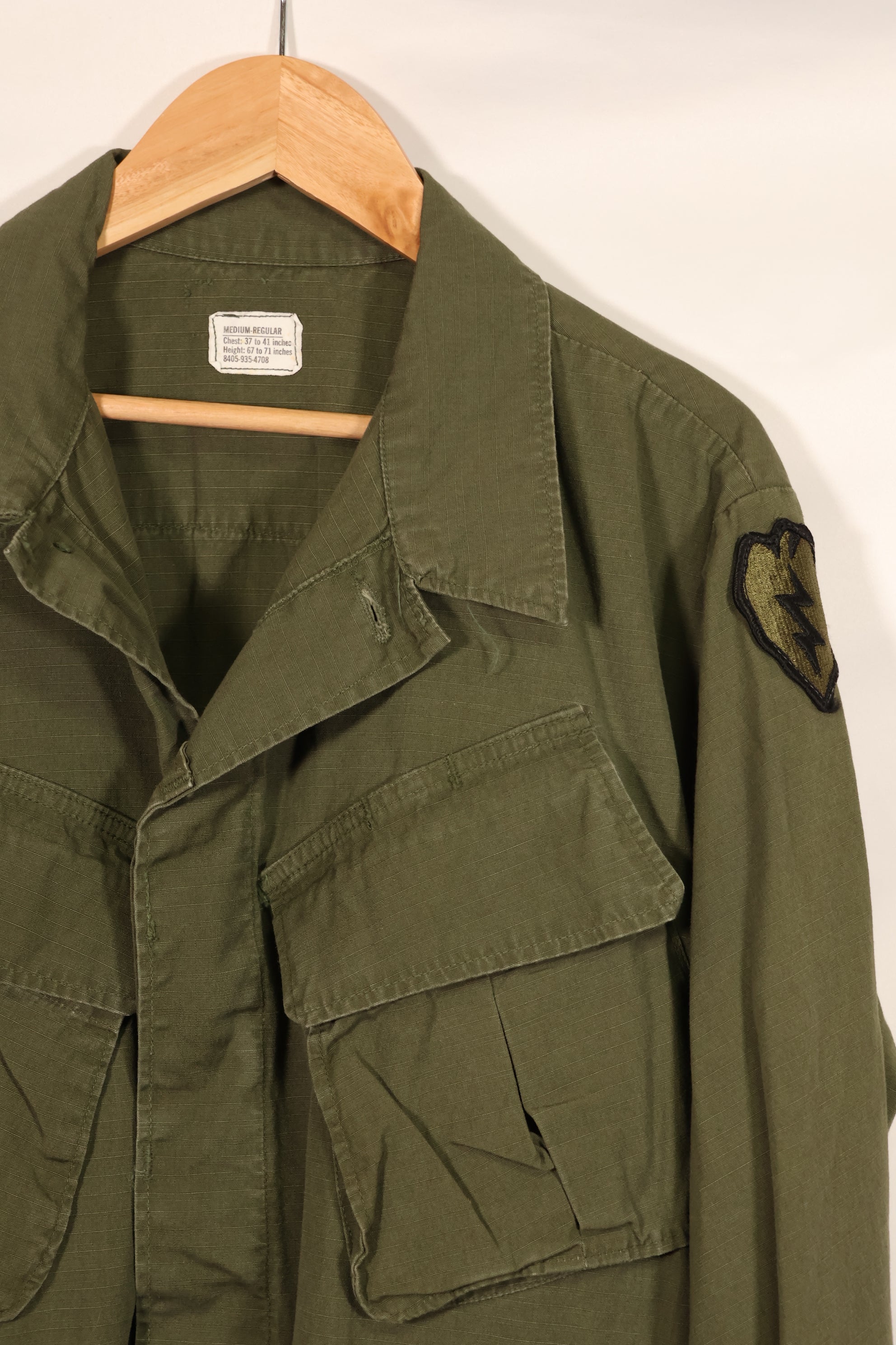 実物 1969年製 4th Model ジャングルファティーグ ジャケット M-R 中古品