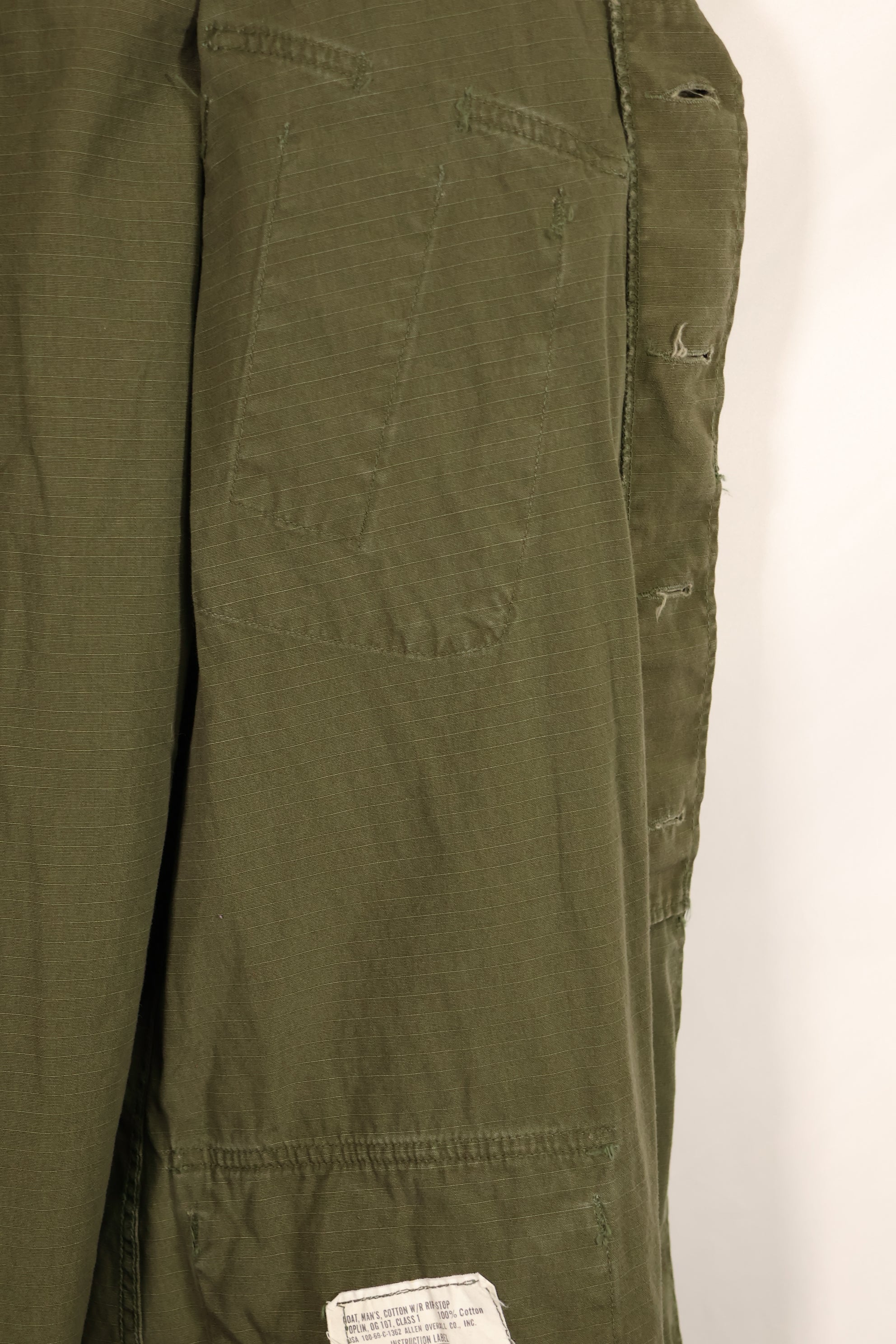 実物 1969年製 4th Model ジャングルファティーグ ジャケット M-R 中古品