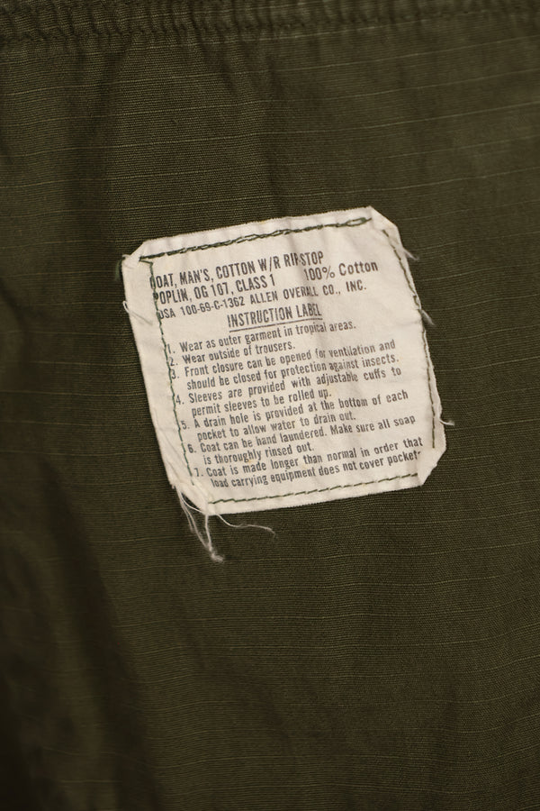 実物 1969年製 4th Model ジャングルファティーグ ジャケット M-R 中古品