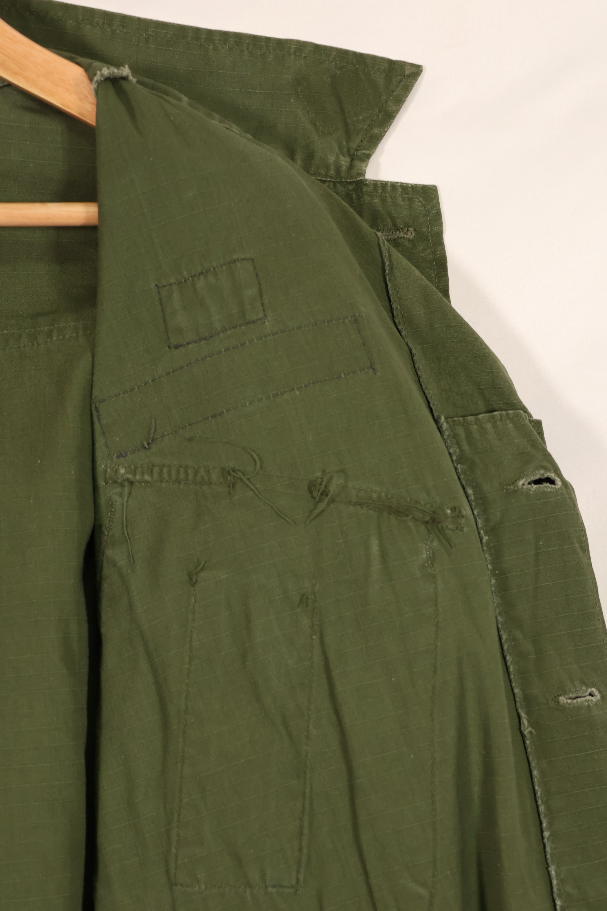 実物 1970年製 4th Model ジャングルファティーグ ジャケット M-R 初付けパッチ 中古品