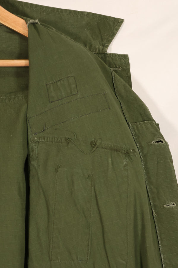 実物 1970年製 4th Model ジャングルファティーグ ジャケット M-R 初付けパッチ 中古品