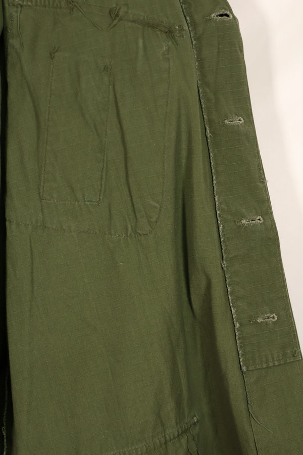 実物 1970年製 4th Model ジャングルファティーグ ジャケット M-R 初付けパッチ 中古品