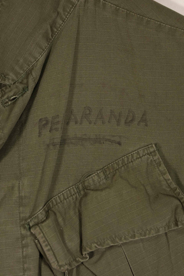 実物 1968年製 4th Model ジャングルファティーグ ジャケット S-R 中古品