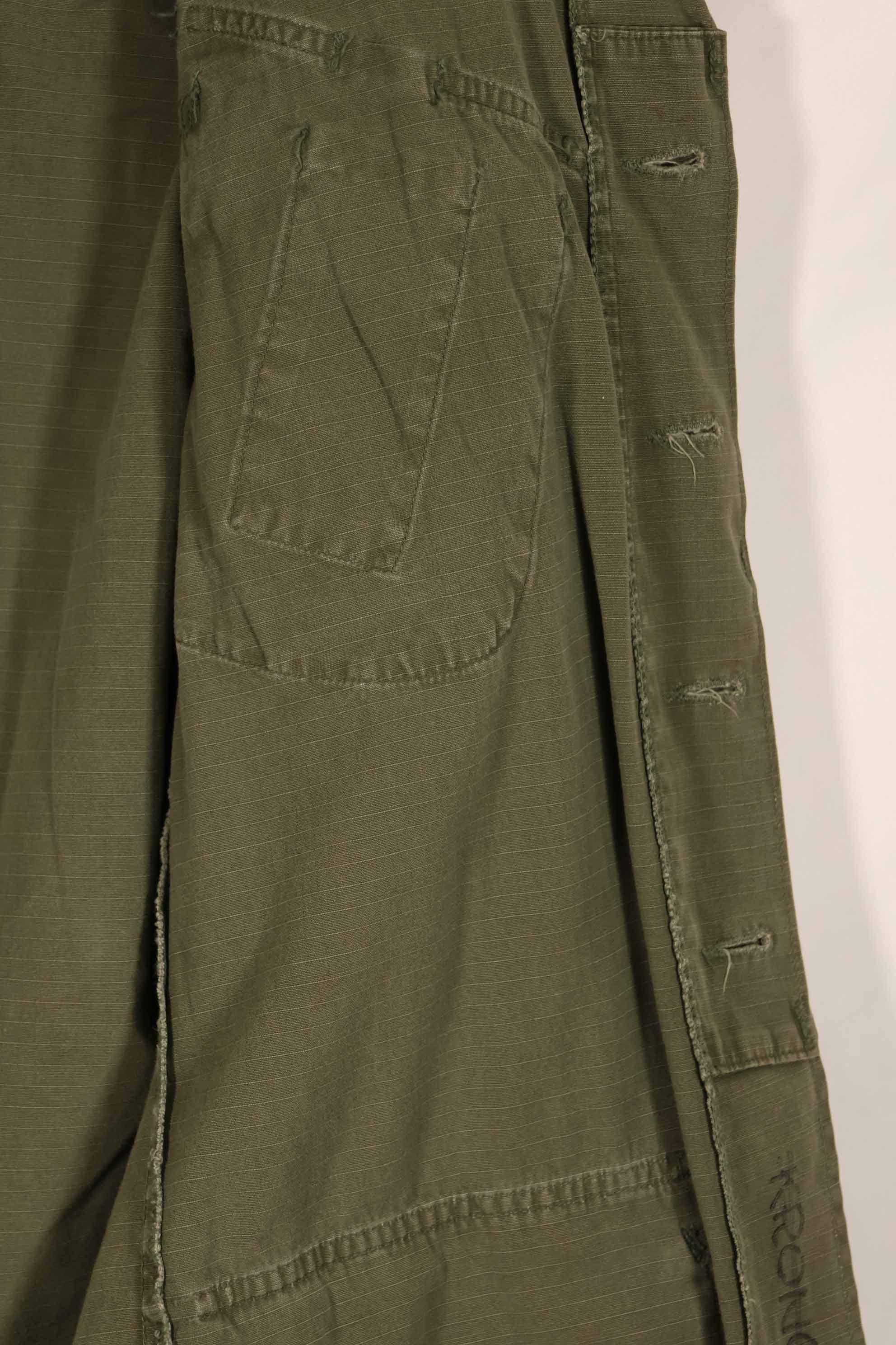 実物 1968年製 4th Model ジャングルファティーグ ジャケット S-R 中古品