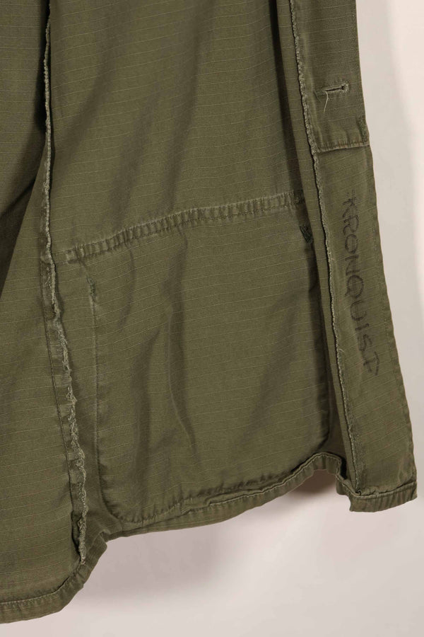 実物 1968年製 4th Model ジャングルファティーグ ジャケット S-R 中古品