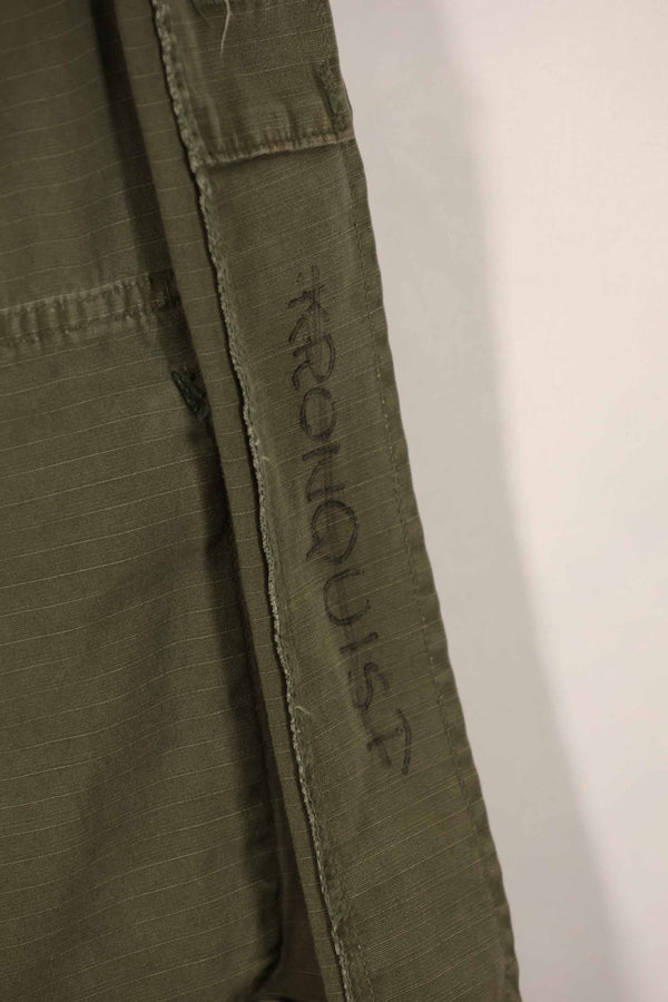 実物 1968年製 4th Model ジャングルファティーグ ジャケット S-R 中古品