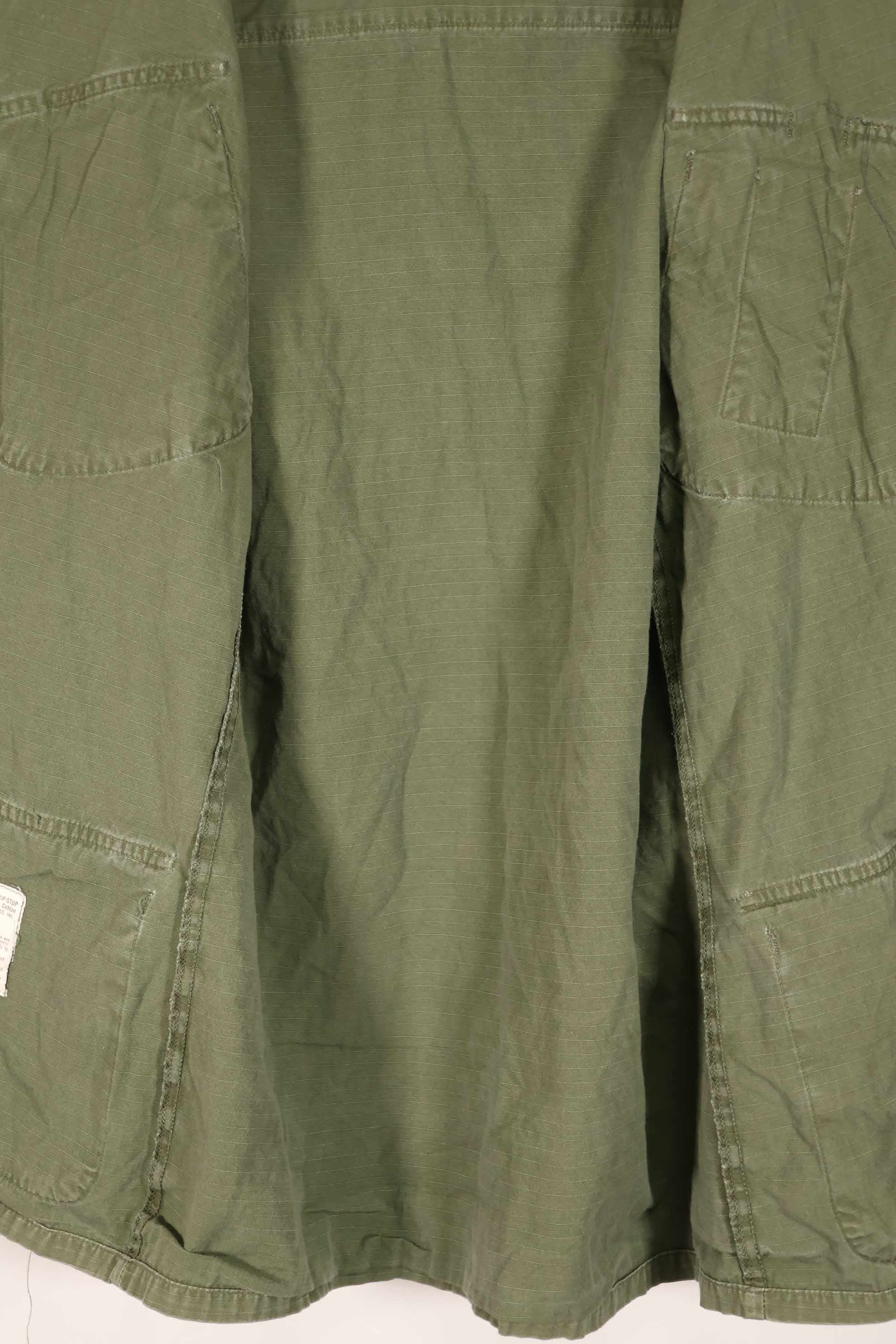 実物 1969年製 4th Model ジャングルファティーグ ジャケット S-R 中古品