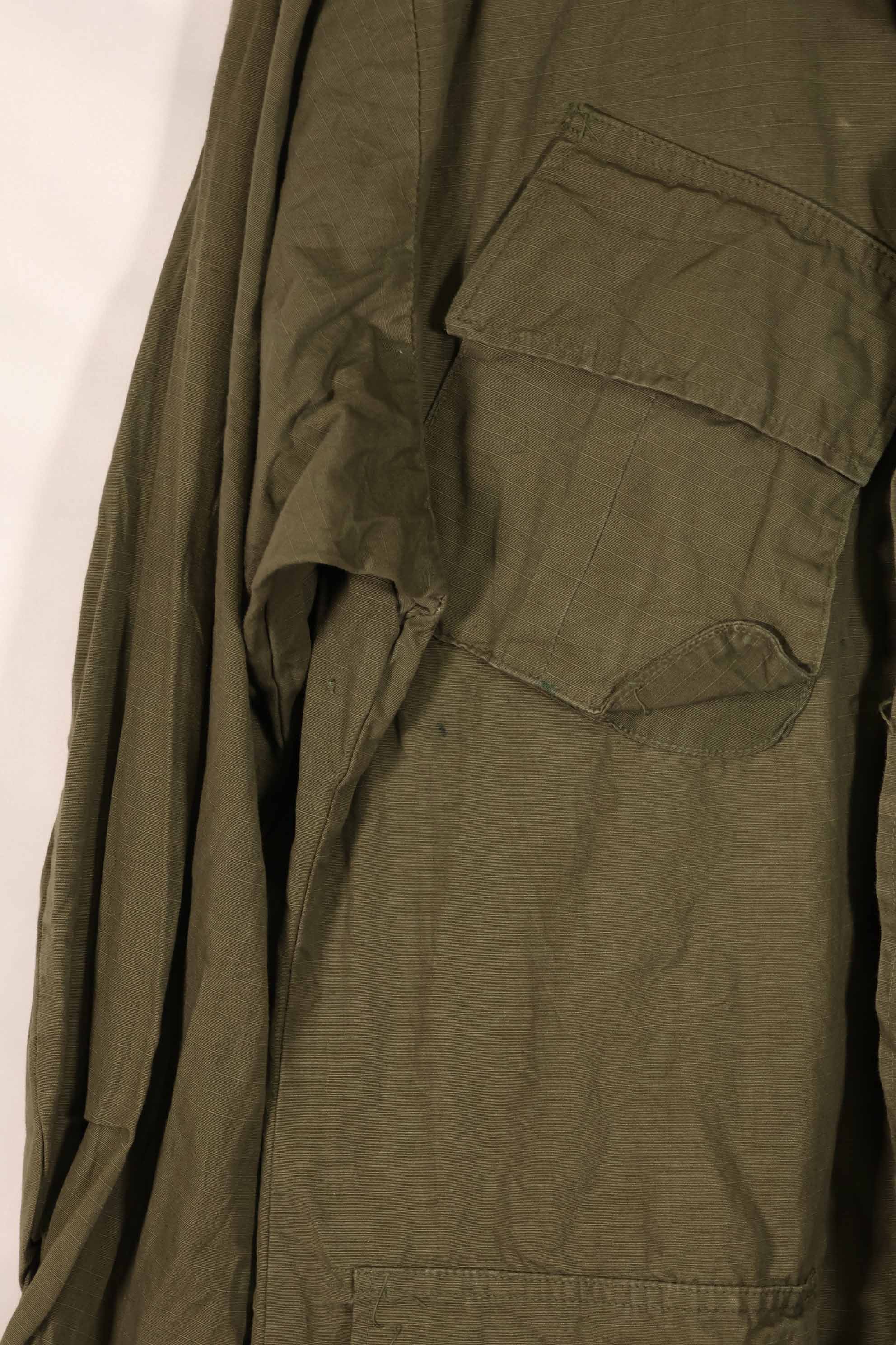 実物 1970年製 4th Model ジャングルファティーグ ジャケット M-R 中古品