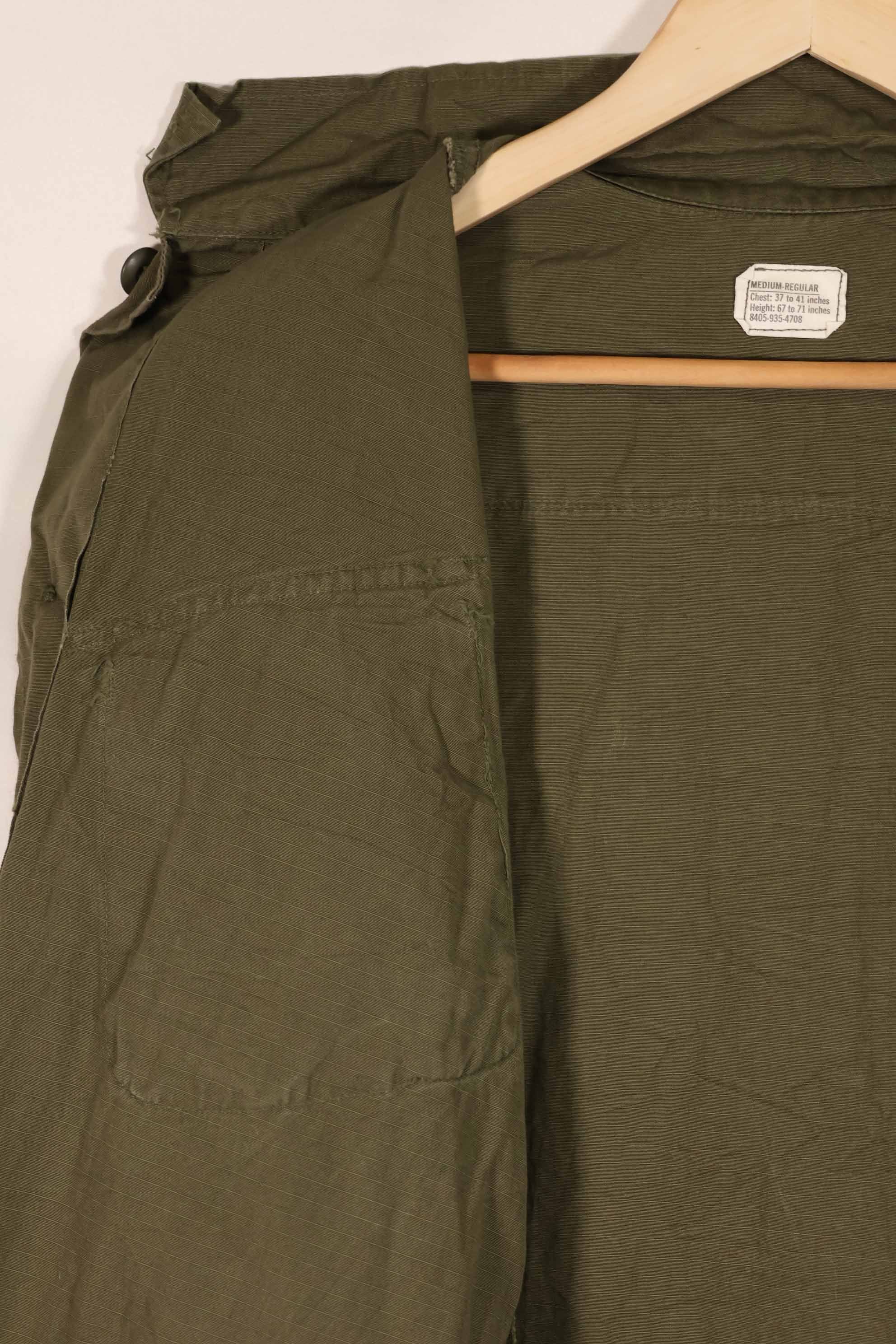 実物 1970年製 4th Model ジャングルファティーグ ジャケット M-R 中古品