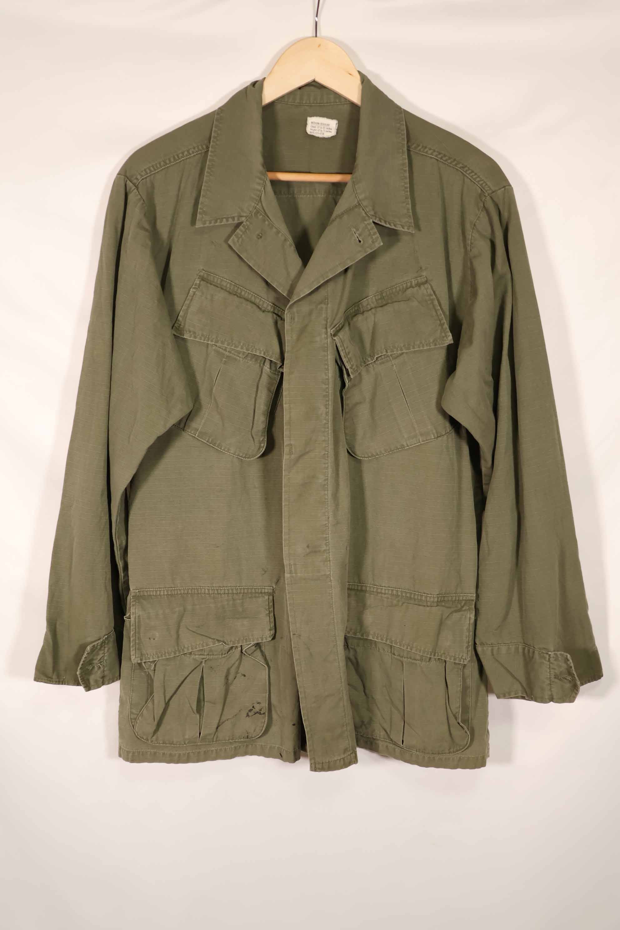 実物 製造年不明 4th Model ジャングルファティーグ ジャケット M-R 中古品