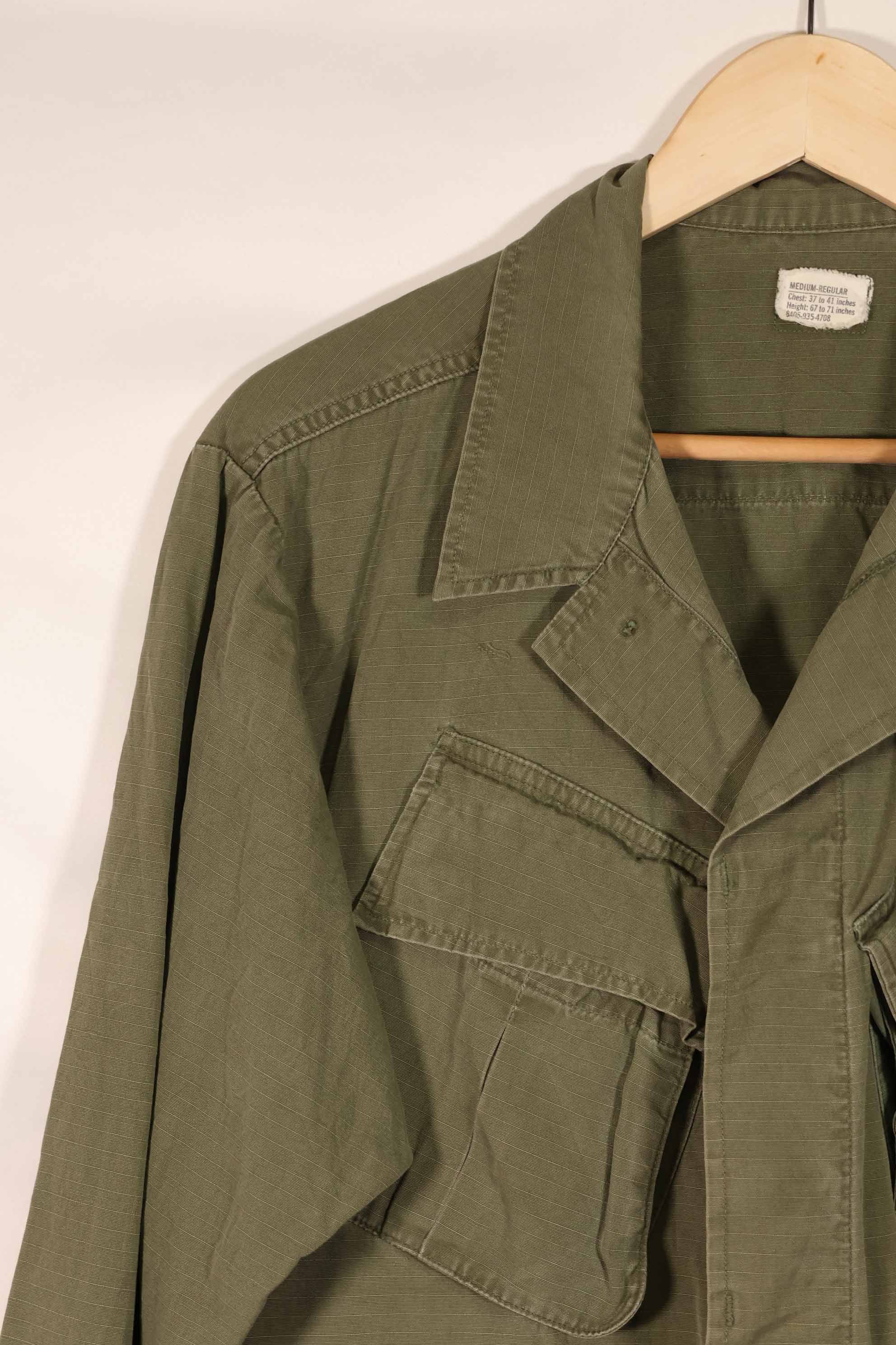 実物 製造年不明 4th Model ジャングルファティーグ ジャケット M-R 中古品