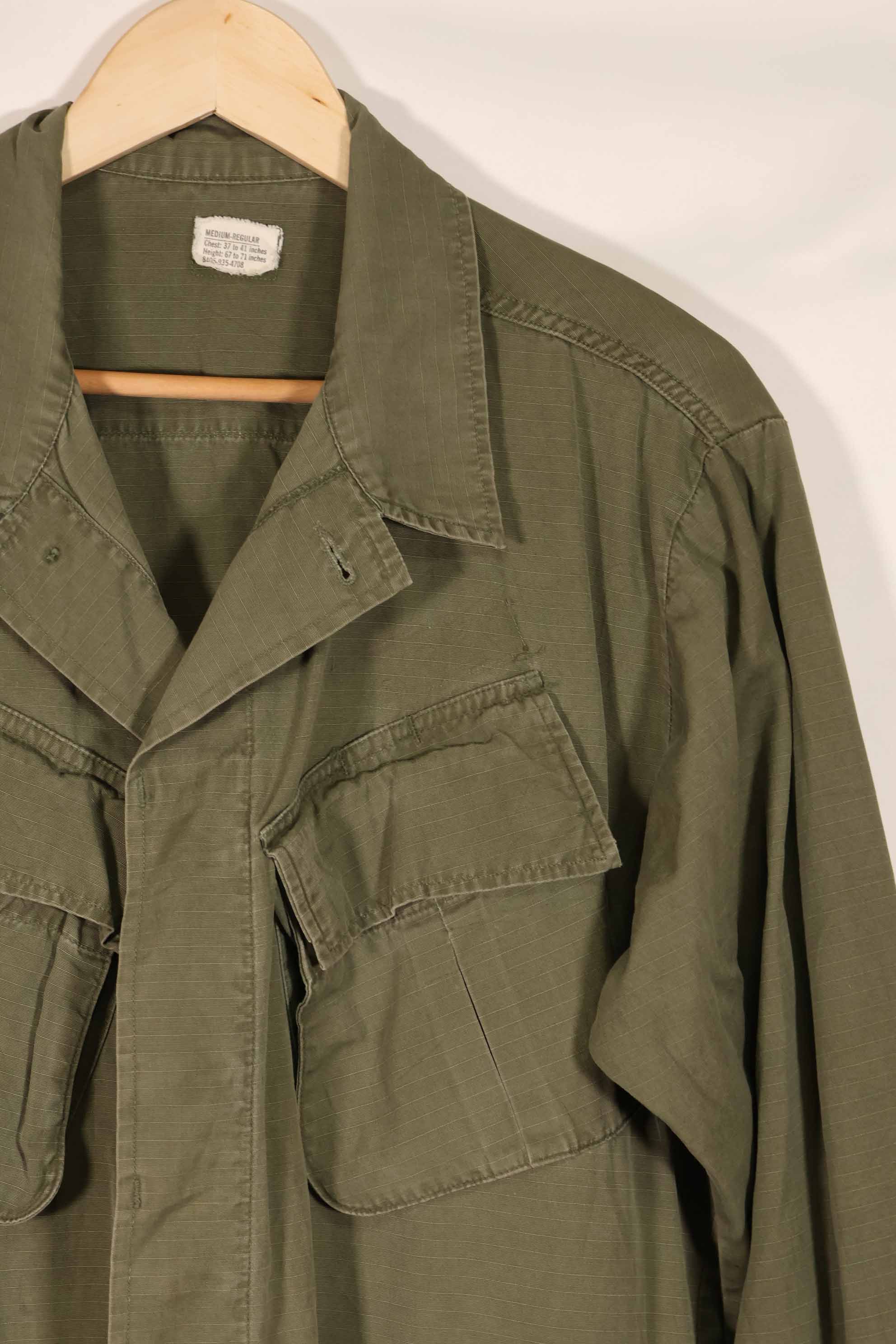 実物 製造年不明 4th Model ジャングルファティーグ ジャケット M-R 中古品
