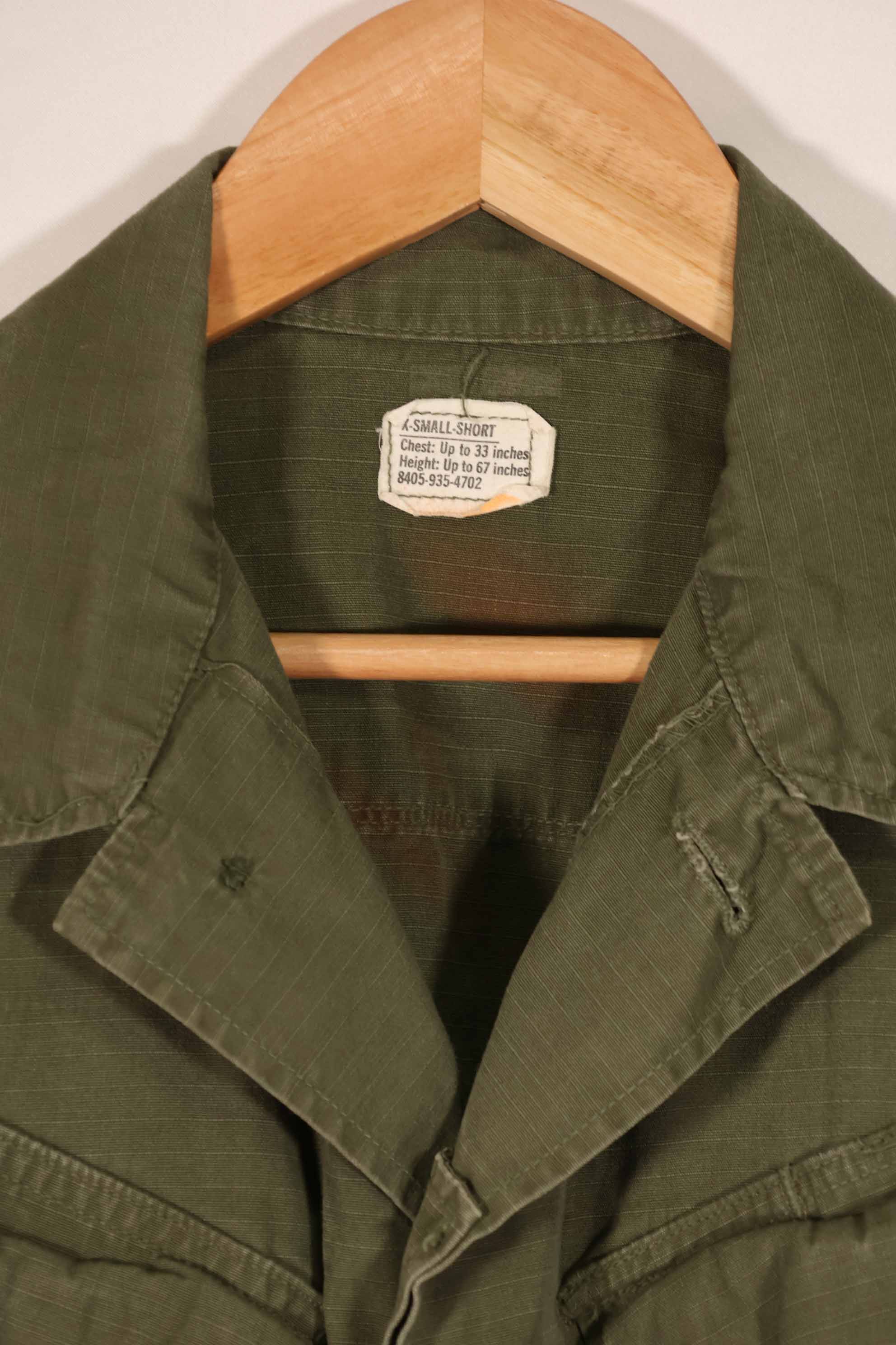 実物 1969年製 4th Model ジャングルファティーグ ジャケット X-S-S 中古品