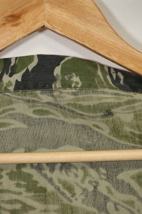 1960年代 タイガーストライプ シャツ CIDGパターン 特殊部隊パッチ 中古品