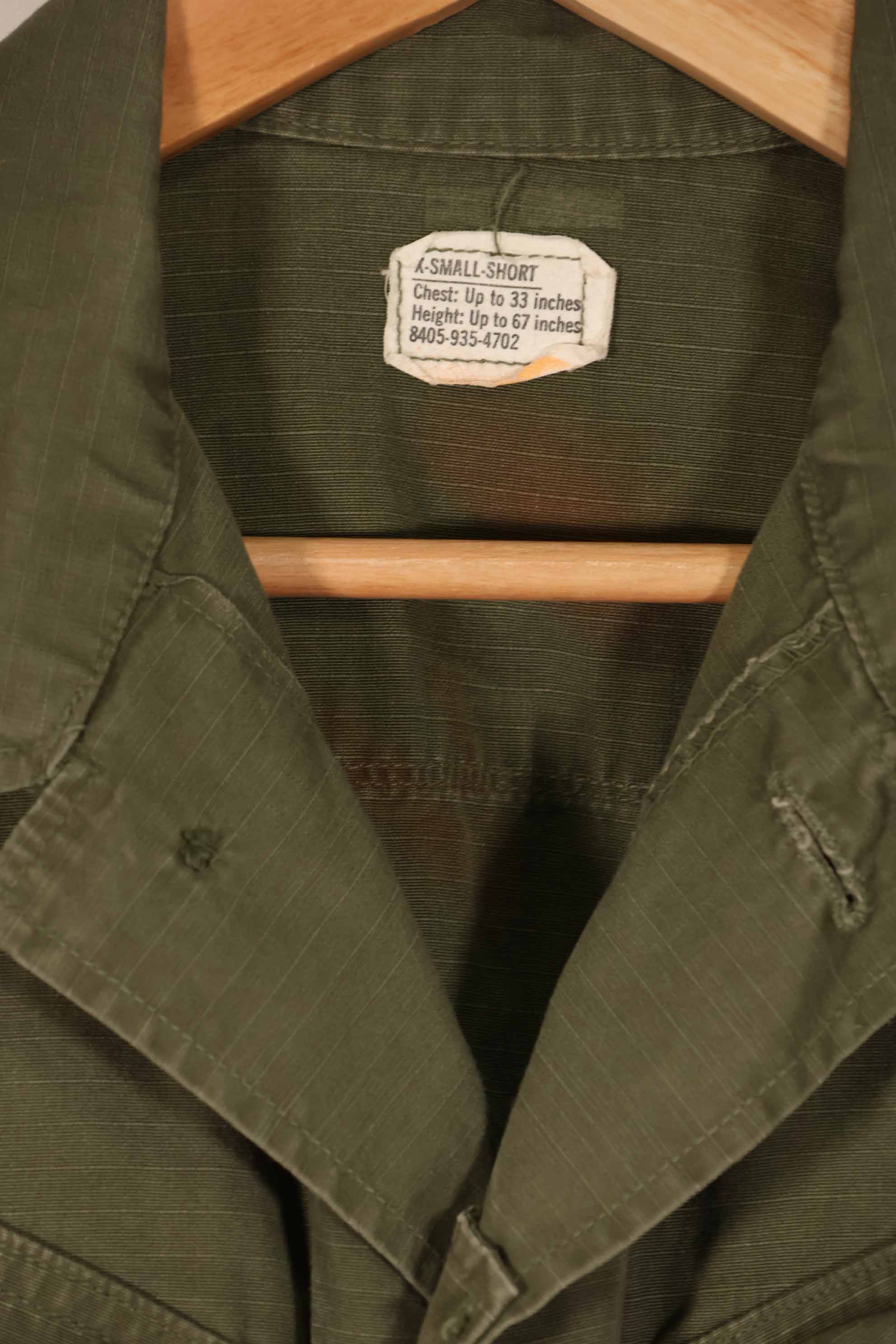 実物 1969年製 4th Model ジャングルファティーグ ジャケット X-S-S 中古品