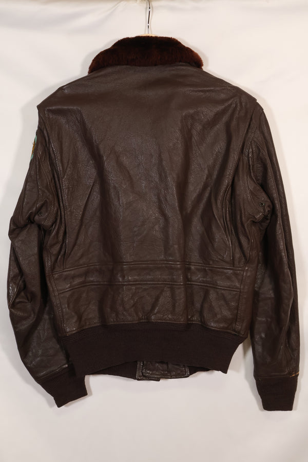 1960年代初頭ロット サイズ 40 アメリカ海兵隊 G-1 UGLY ANGENLS フライトジャケット 中古品