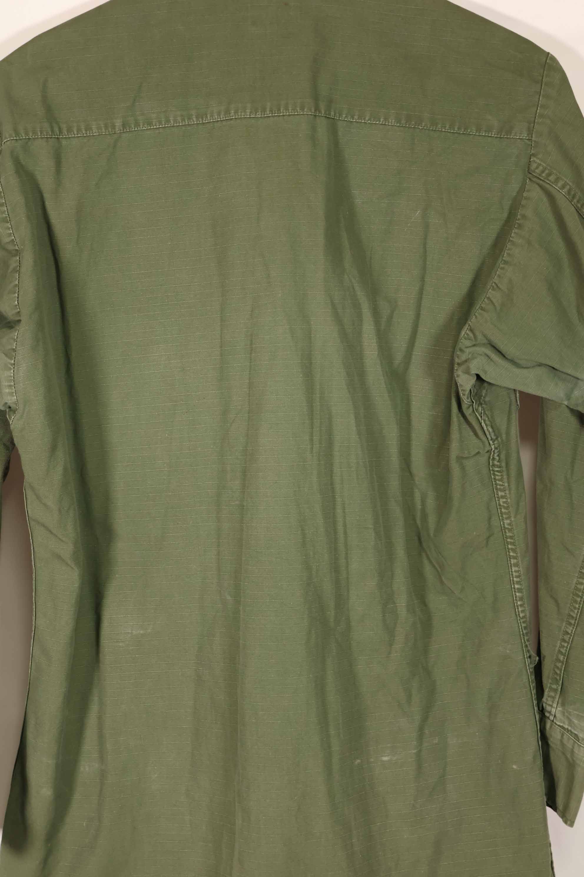 実物 1969年製 4th Model ジャングルファティーグ ジャケット 82空挺師団 S-R 中古品