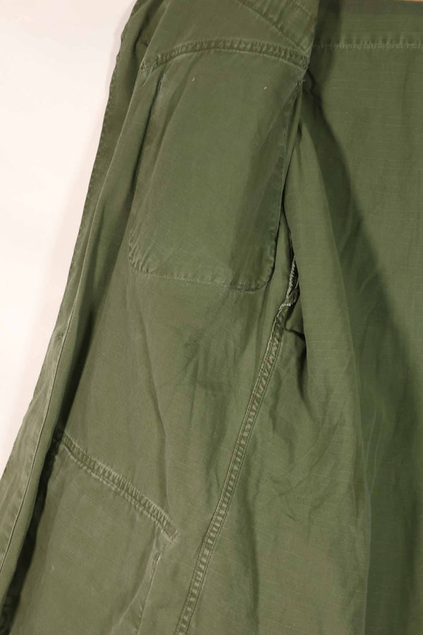 実物 1969年製 4th Model ジャングルファティーグ ジャケット 82空挺師団 S-R 中古品