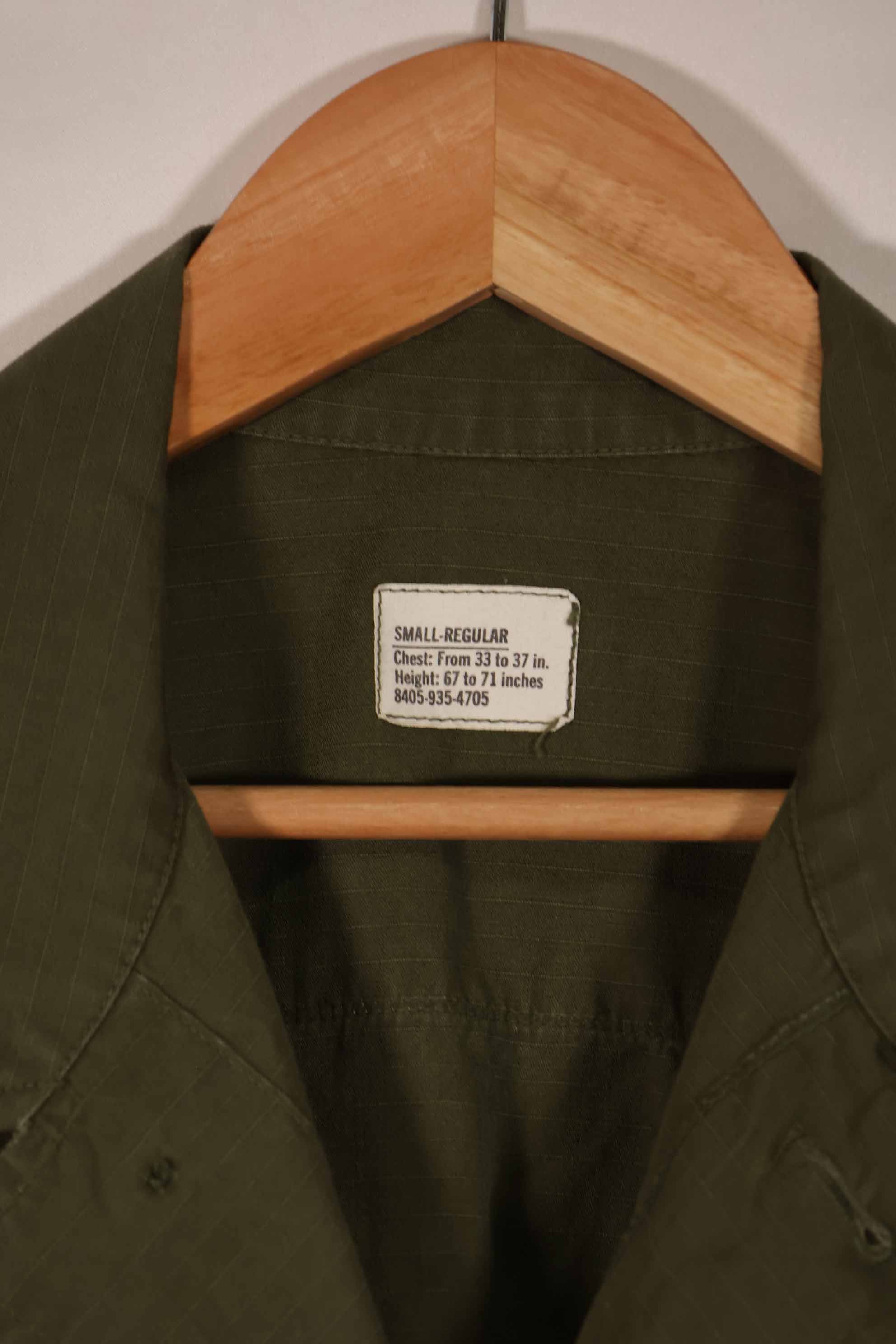 実物 1969年製 4th Model ジャングルファティーグ ジャケット S-R 中古品