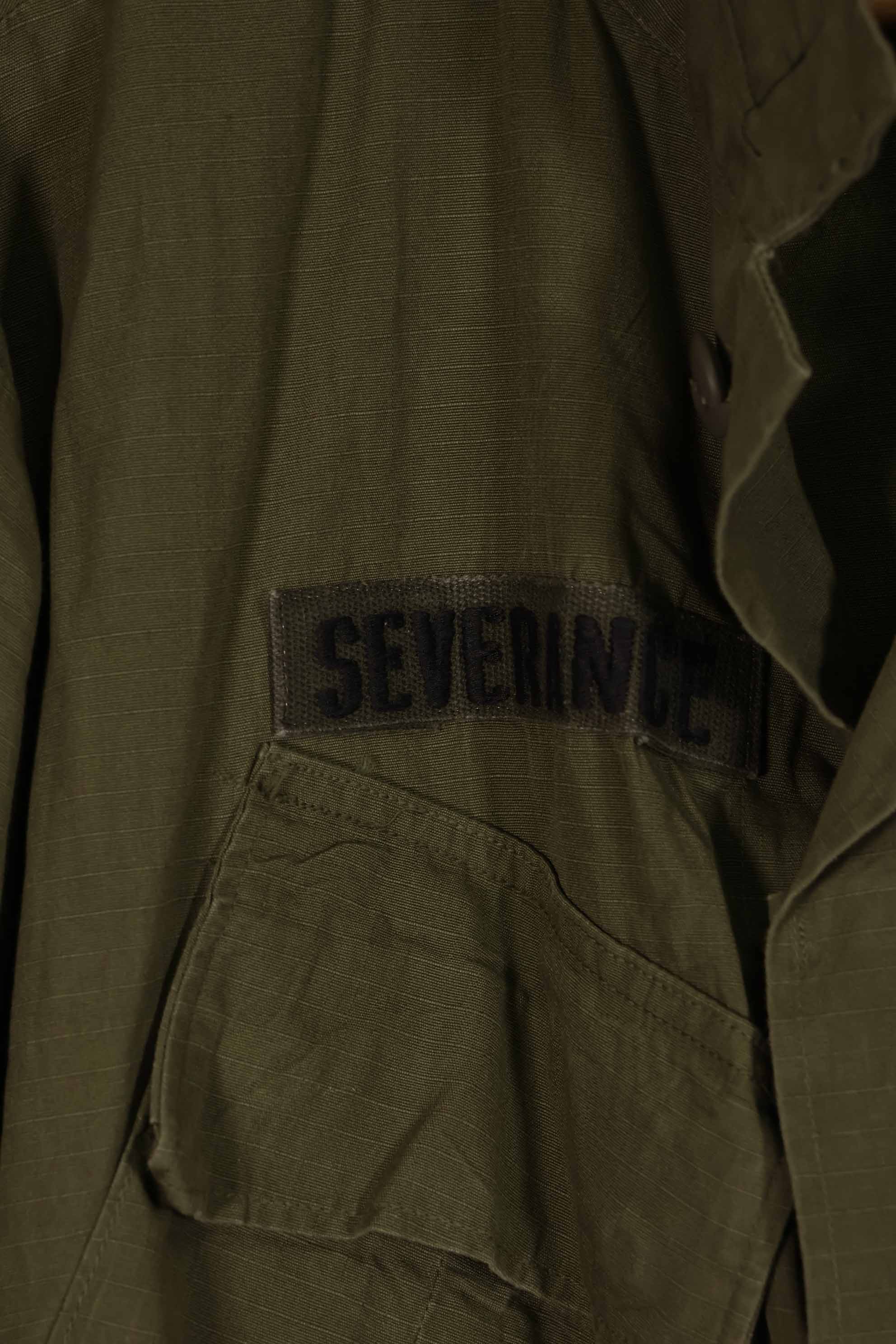 実物 1969年製 4th Model ジャングルファティーグ ジャケット L-L 陸軍パッチ付 中古品