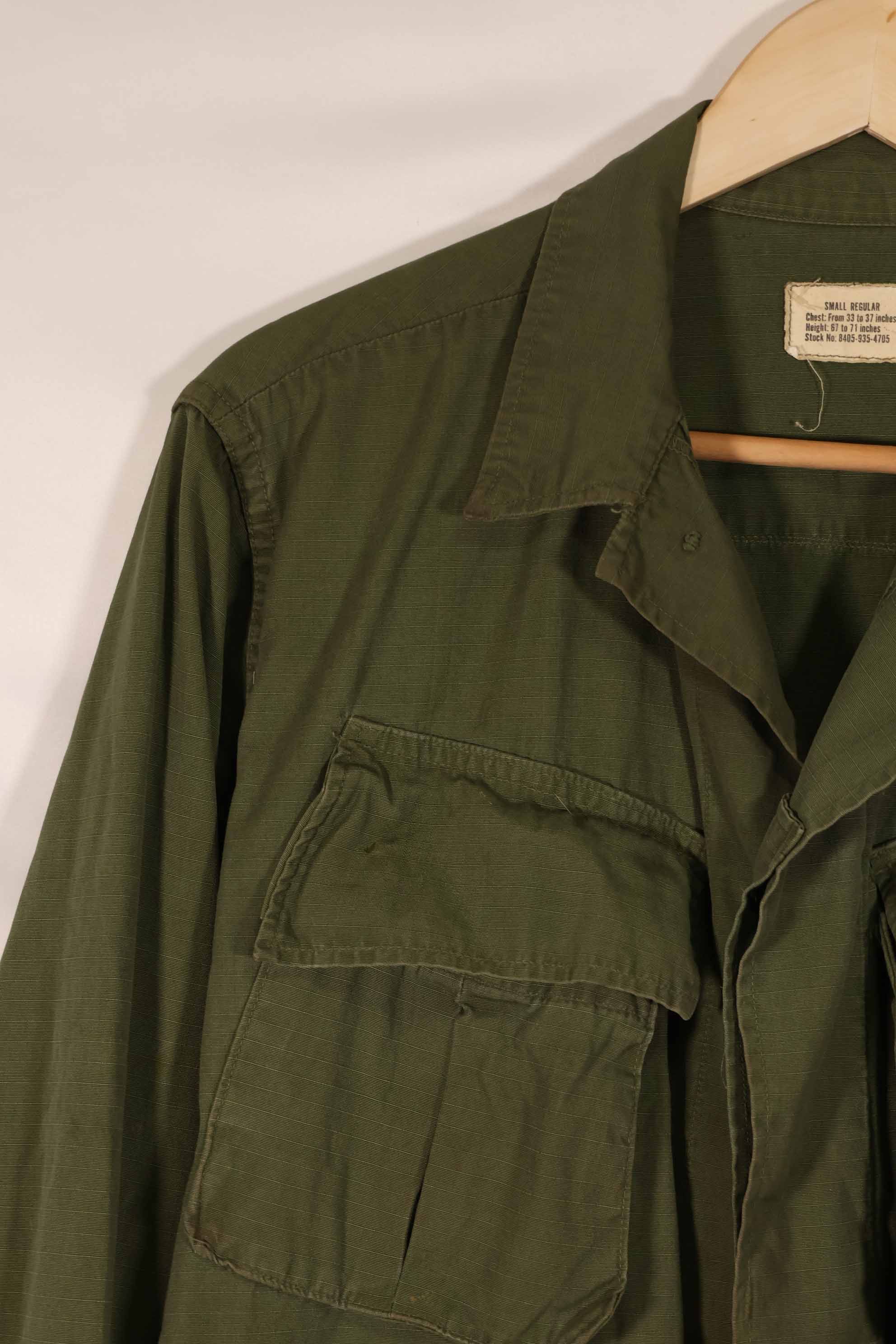 実物 1968年製 4th Model ジャングルファティーグ ジャケット S-R 中古品