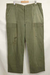 1940年代 アメリカ陸軍 HBT ユーティリティパンツ 大きめサイズ 傷あり 中古品
