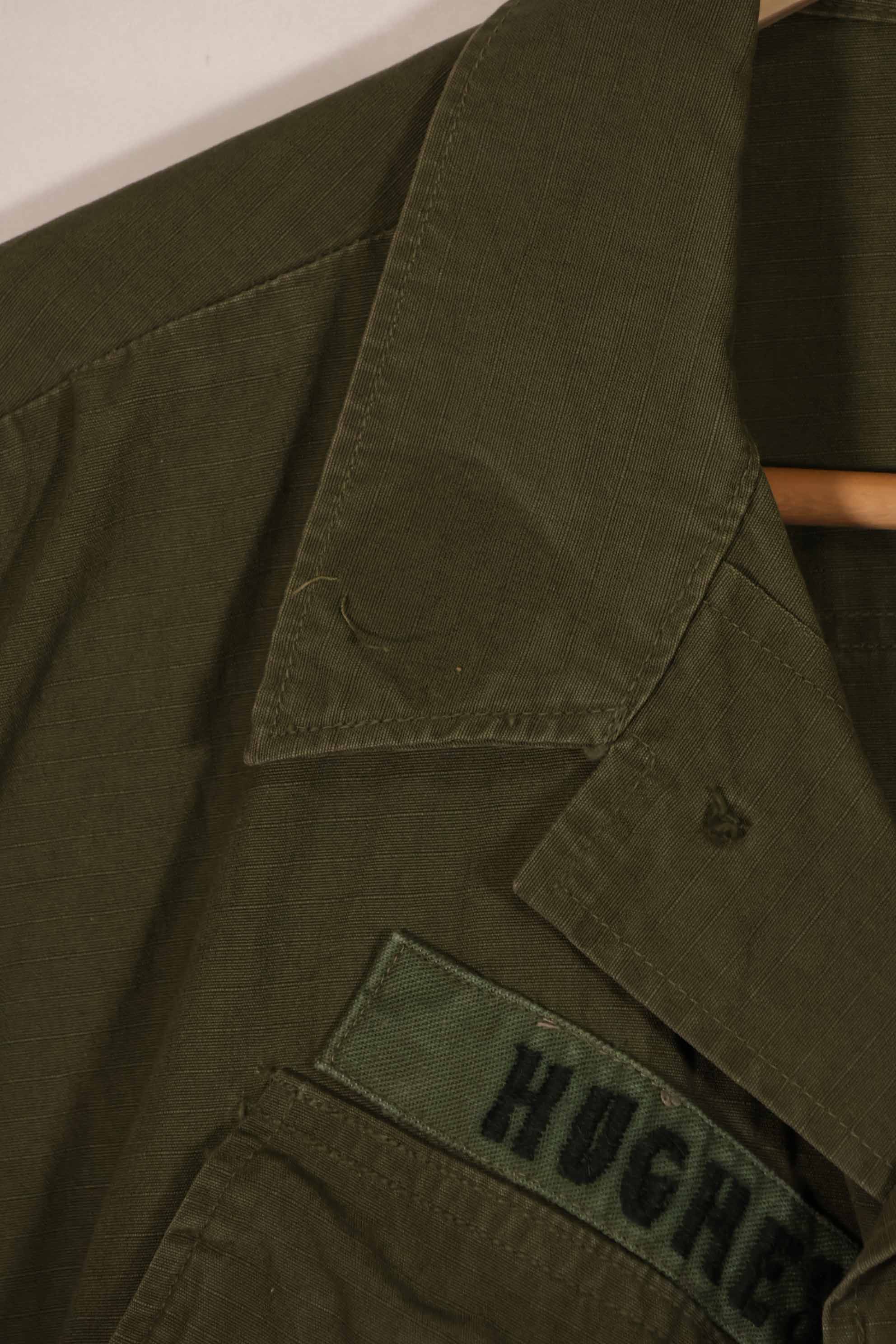 実物 1970年製 4th Model ジャングルファティーグ ジャケット M-S パッチ跡有 中古品