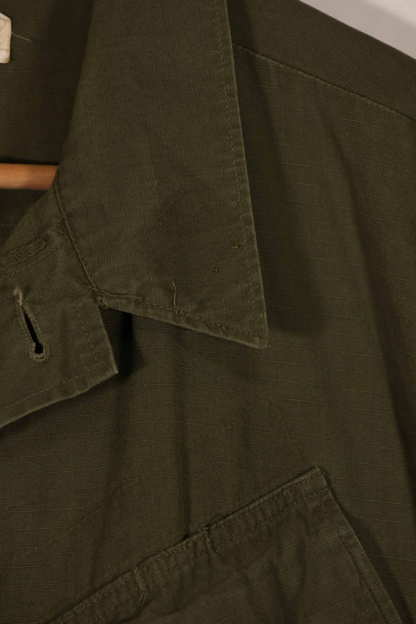 実物 1970年製 4th Model ジャングルファティーグ ジャケット M-S パッチ跡有 中古品