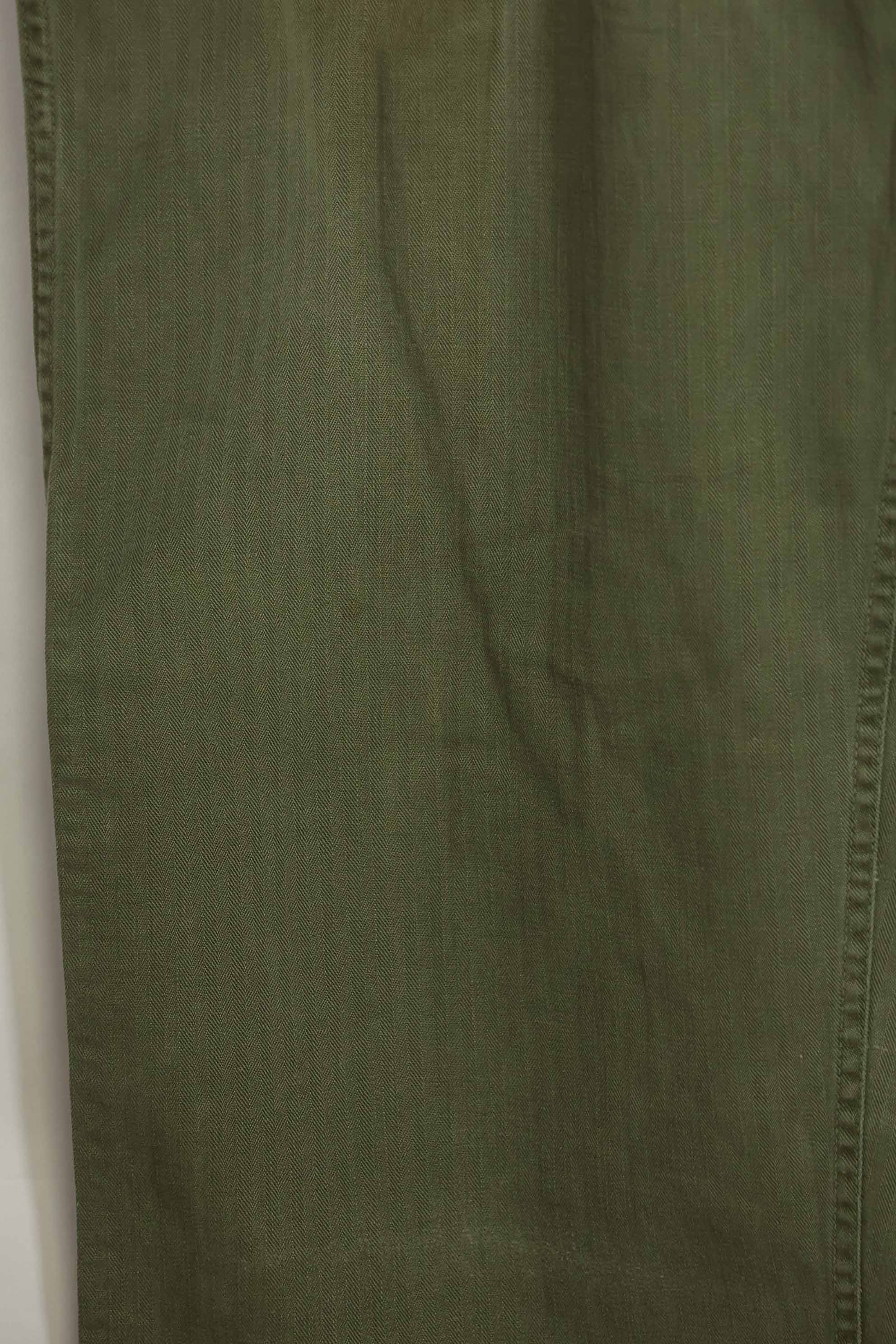 1940年代 アメリカ陸軍 HBT ユーティリティパンツ 大きめサイズ 傷あり 中古品