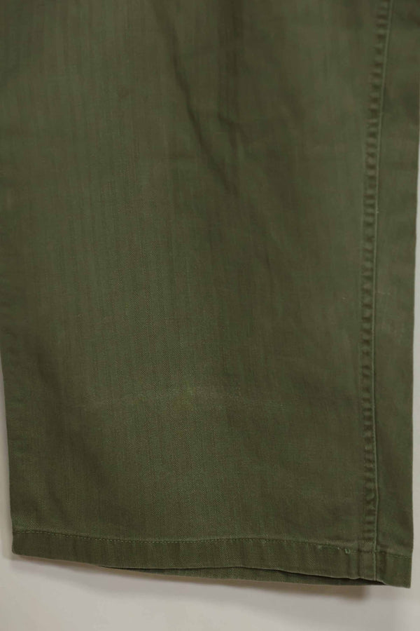 1940年代 アメリカ陸軍 HBT ユーティリティパンツ 大きめサイズ 傷あり 中古品