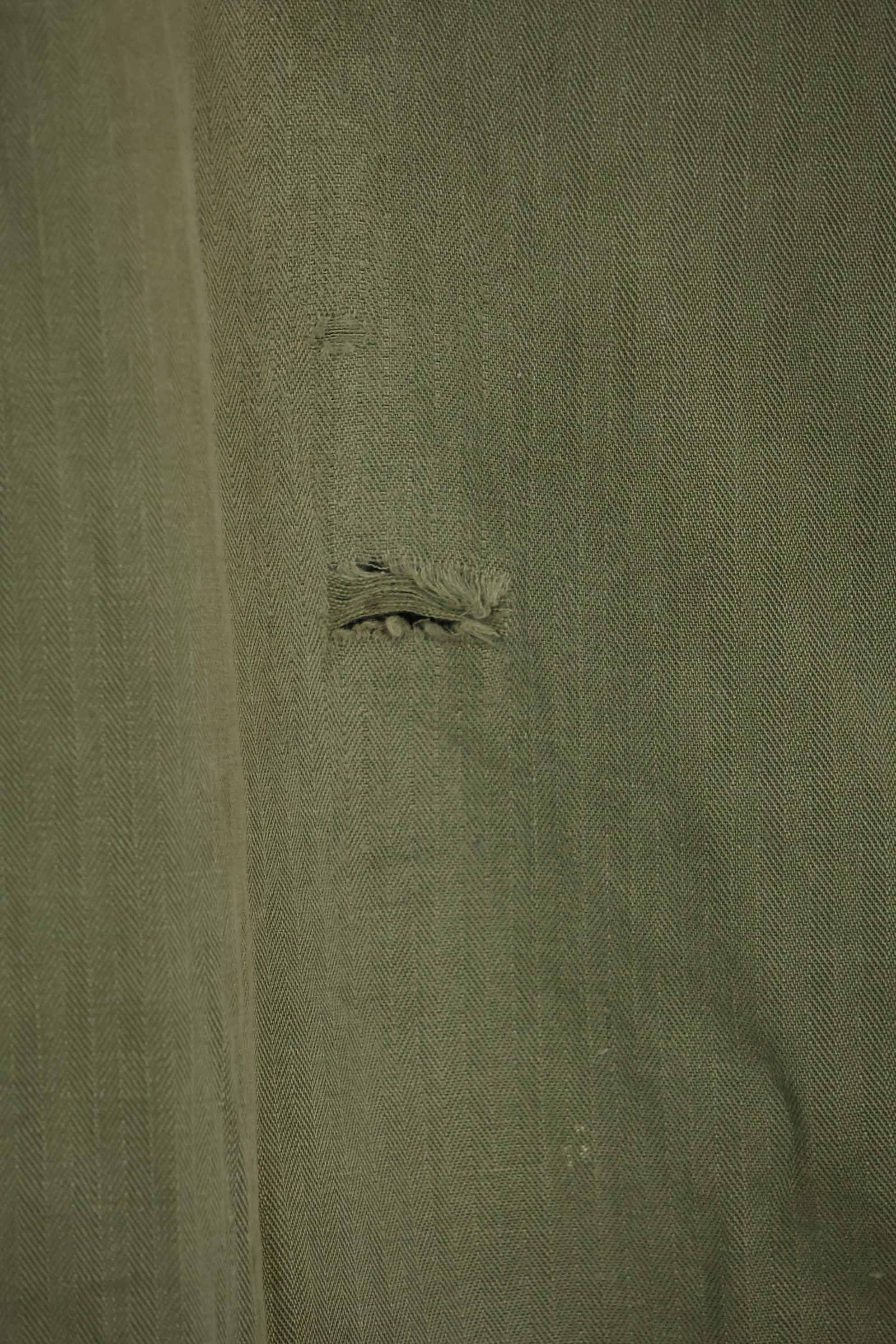 1940年代 アメリカ陸軍 HBT ユーティリティパンツ 大きめサイズ 傷あり 中古品