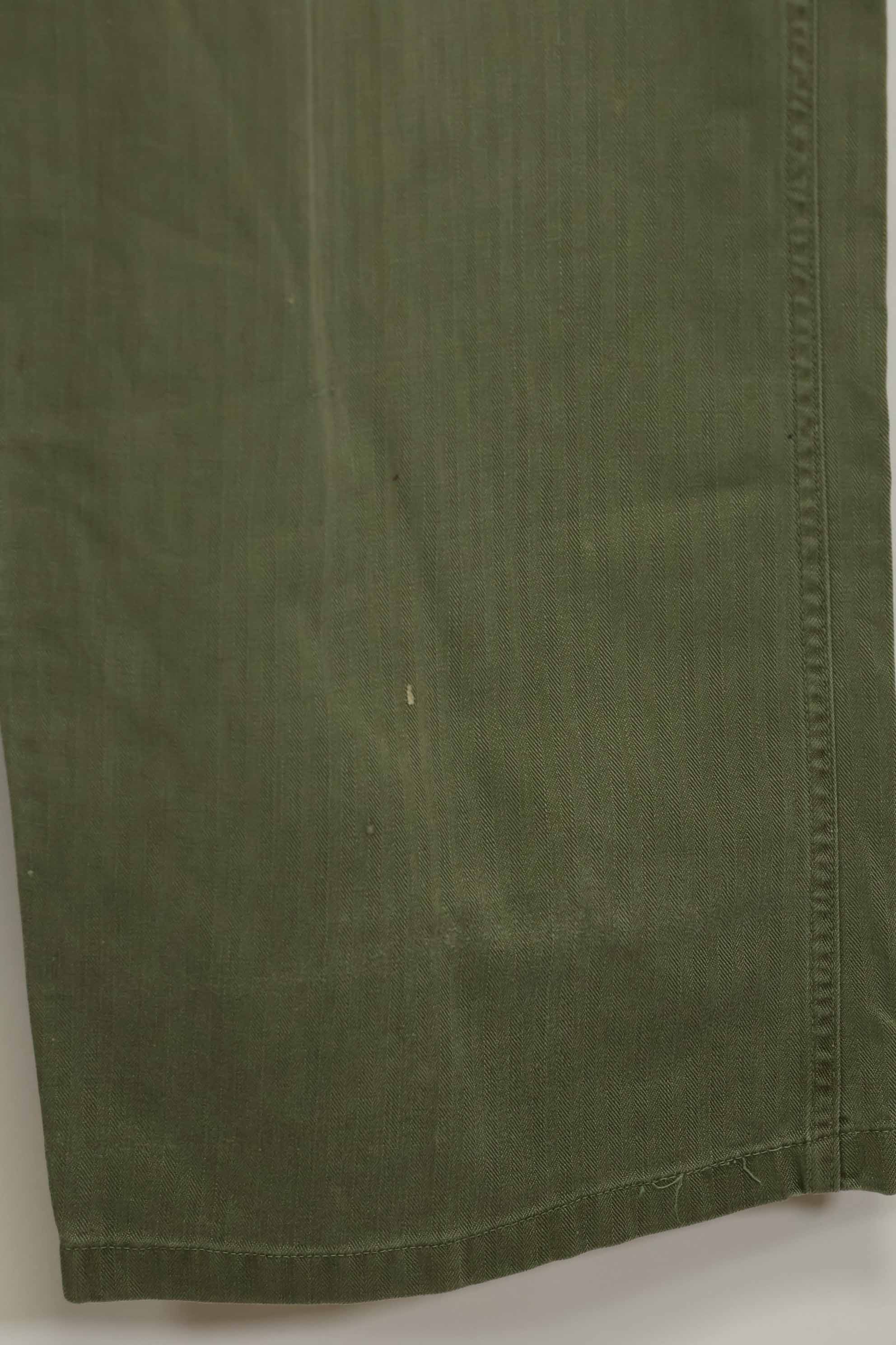1940年代 アメリカ陸軍 HBT ユーティリティパンツ 大きめサイズ 傷あり 中古品