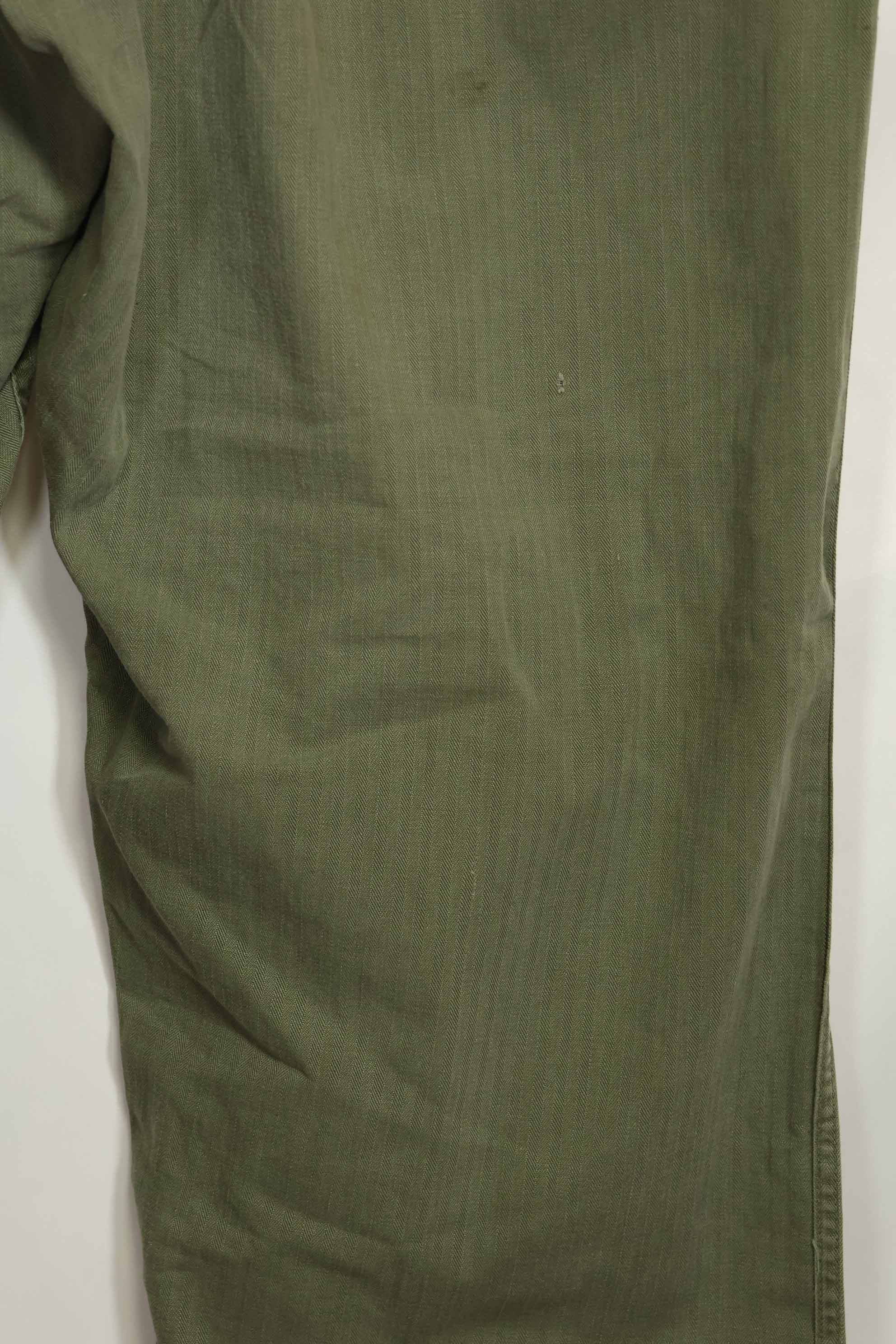 1940年代 アメリカ陸軍 HBT ユーティリティパンツ 大きめサイズ 傷あり 中古品