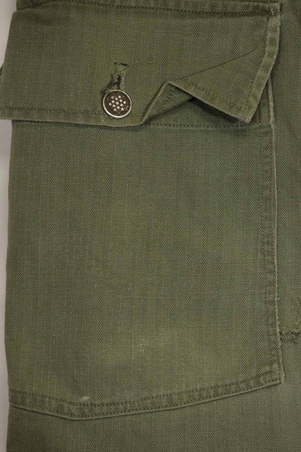 1940年代 アメリカ陸軍 HBT ユーティリティパンツ 大きめサイズ 傷あり 中古品
