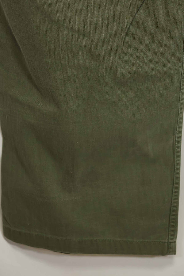 1940年代 アメリカ陸軍 HBT ユーティリティパンツ 大きめサイズ 傷あり 中古品
