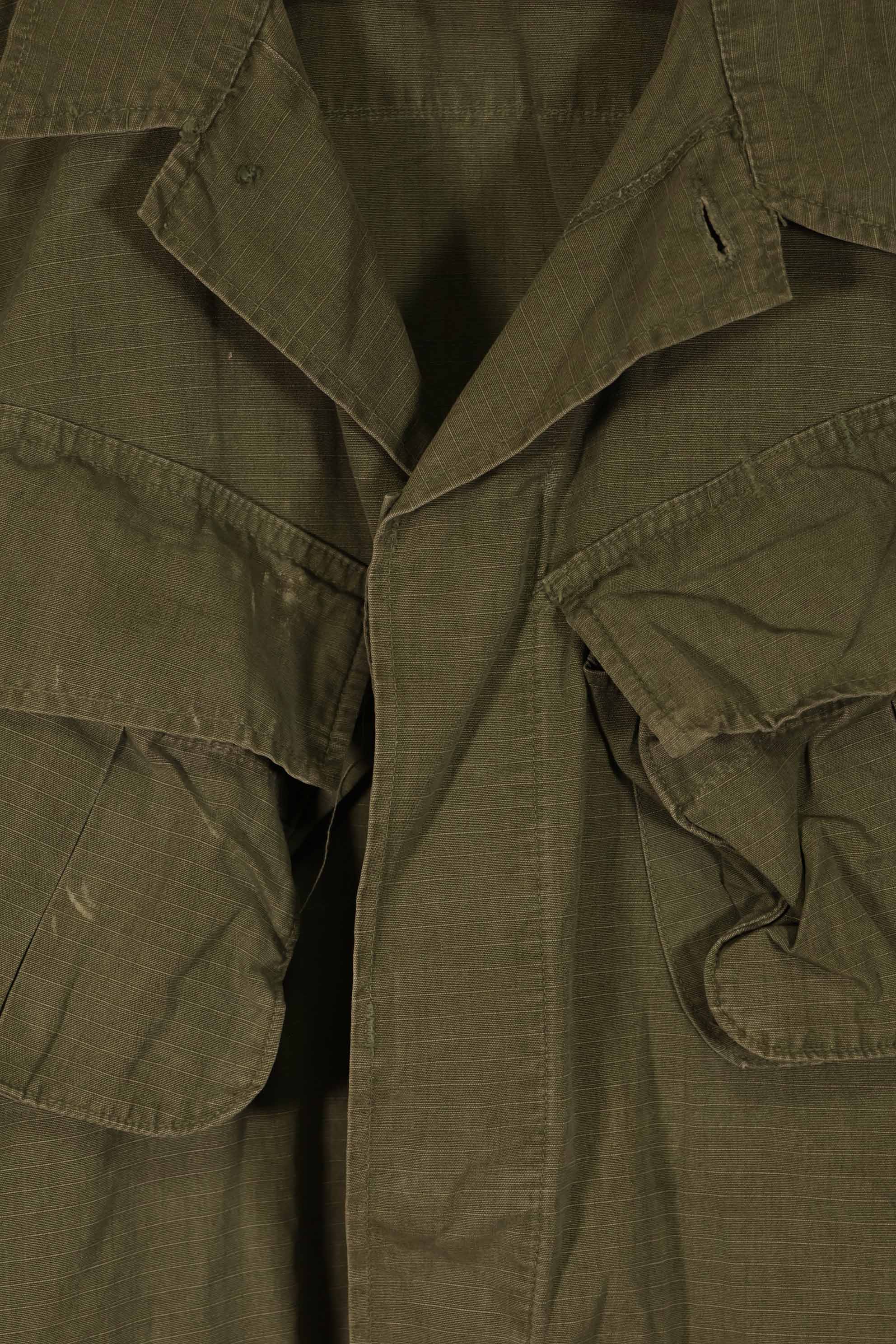実物 1969年製 4th Model ジャングルファティーグ ジャケット 半袖カスタム M-R 中古品