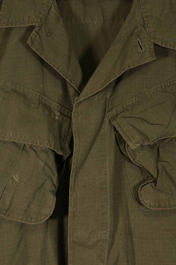 実物 1969年製 4th Model ジャングルファティーグ ジャケット 半袖カスタム M-R 中古品