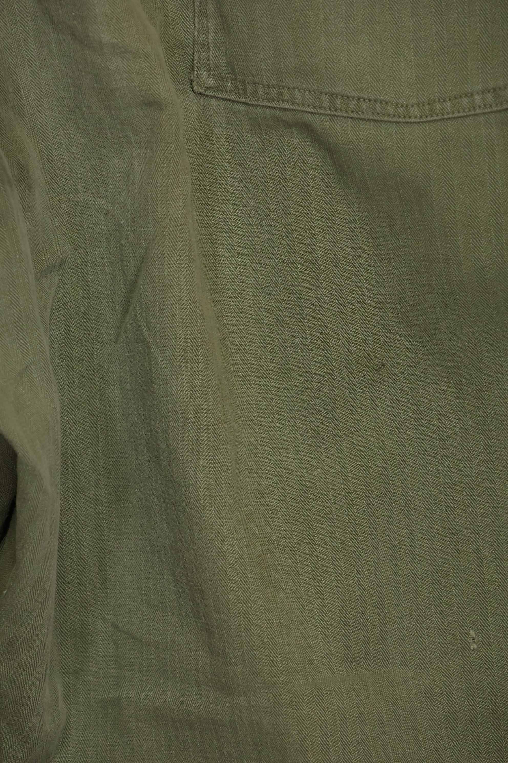 1940年代 アメリカ陸軍 HBT ユーティリティパンツ 大きめサイズ 傷あり 中古品