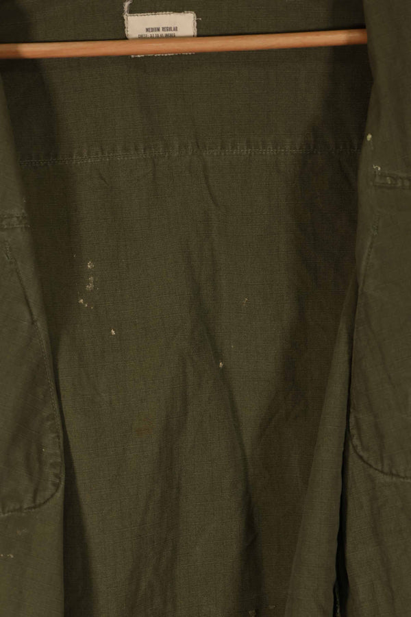 実物 1969年製 4th Model ジャングルファティーグ ジャケット 半袖カスタム M-R 中古品