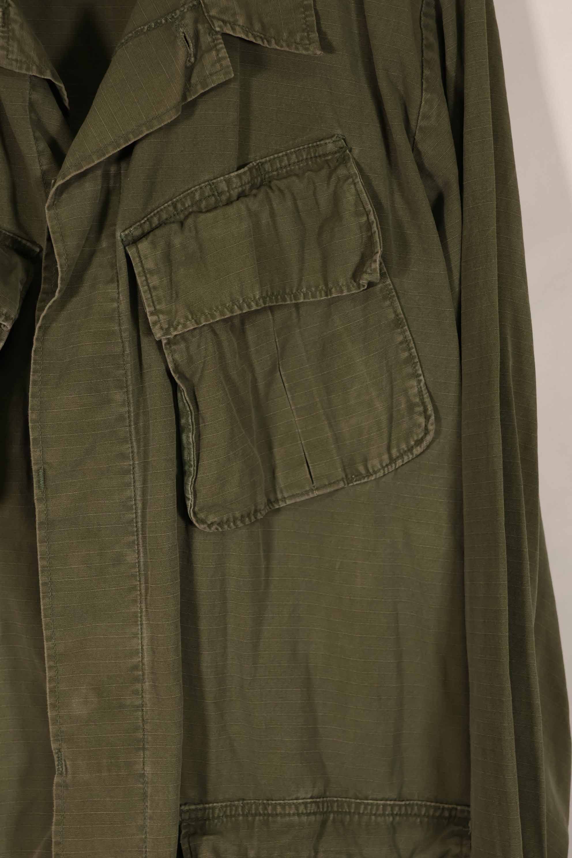 実物 1969年製 4th Model ジャングルファティーグ ジャケット M-R 汚れあり 中古品