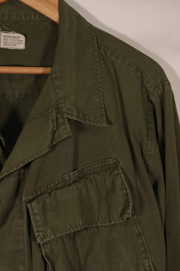 実物 1969年製 4th Model ジャングルファティーグ ジャケット M-R 汚れあり 中古品