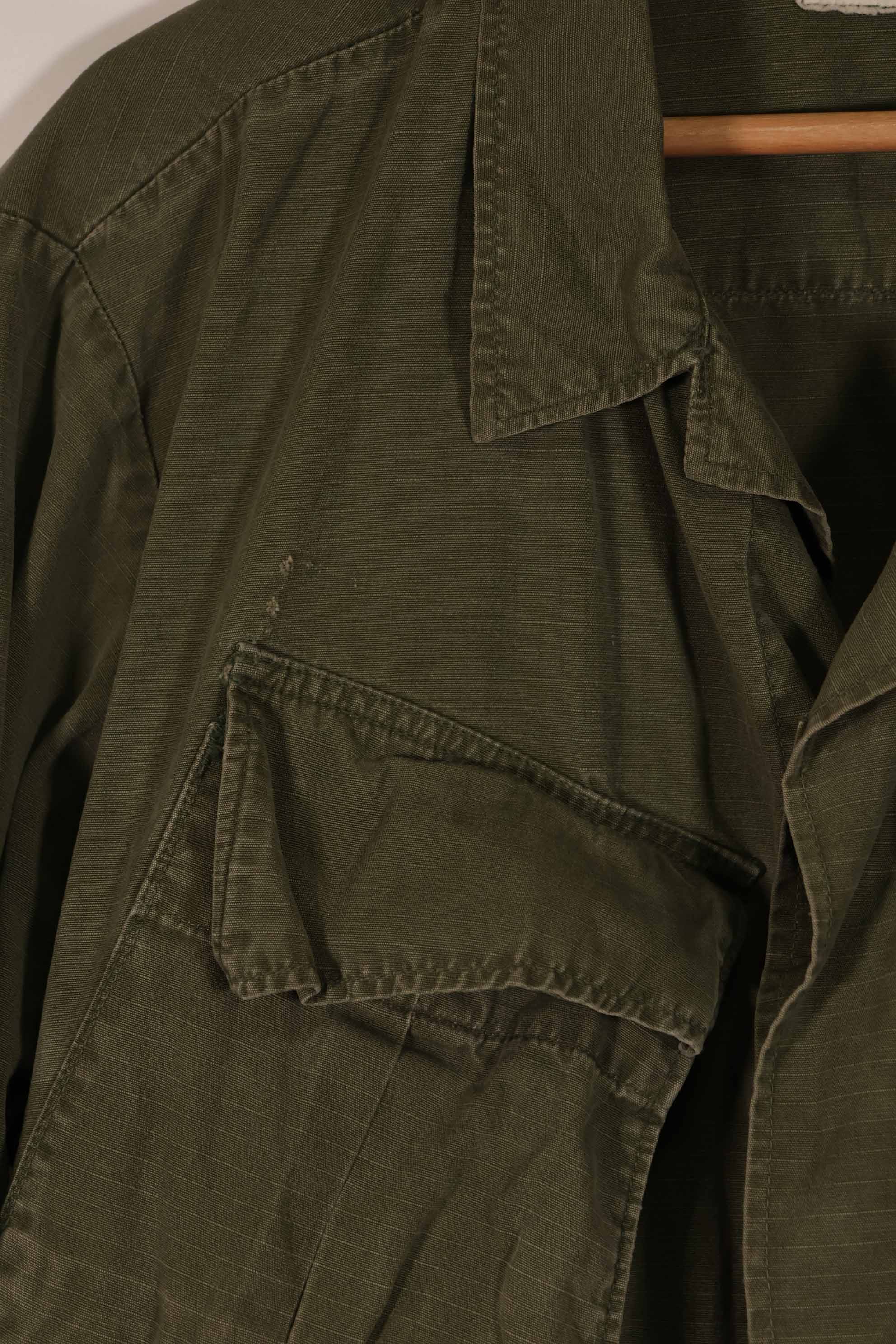 実物 1969年製 4th Model ジャングルファティーグ ジャケット M-R 汚れあり 中古品