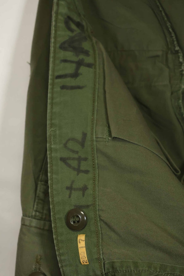 1964年契約 1st Model ジャングルファティーグ パンツ L-R 状態良い 中古品
