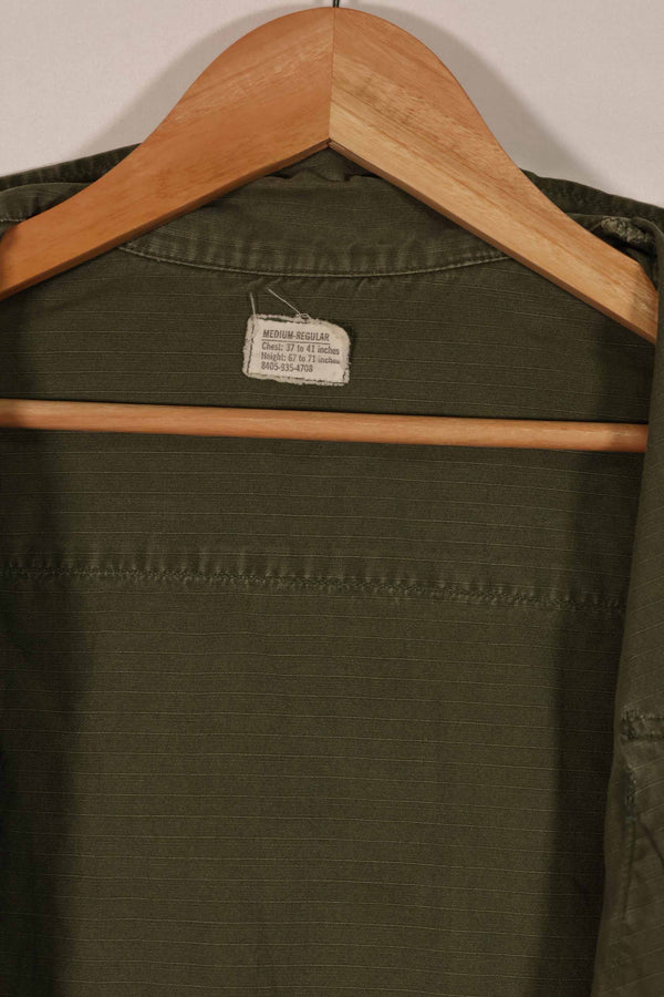 実物 1969年製 4th Model ジャングルファティーグ ジャケット M-R 汚れあり 中古品