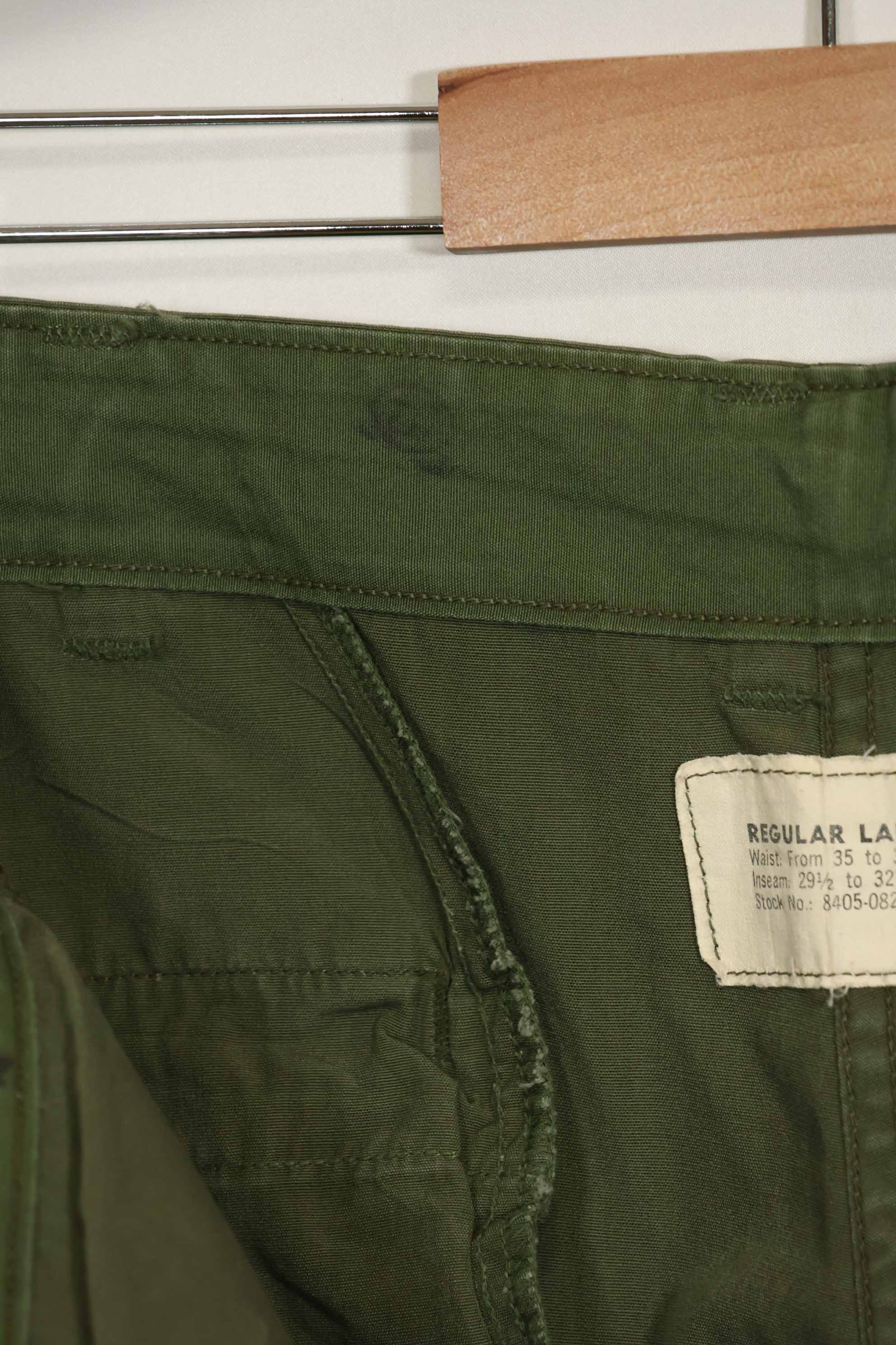 1964年契約 1st Model ジャングルファティーグ パンツ L-R 状態良い 中古品