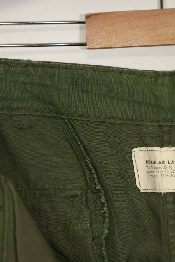 1964年契約 1st Model ジャングルファティーグ パンツ L-R 状態良い 中古品